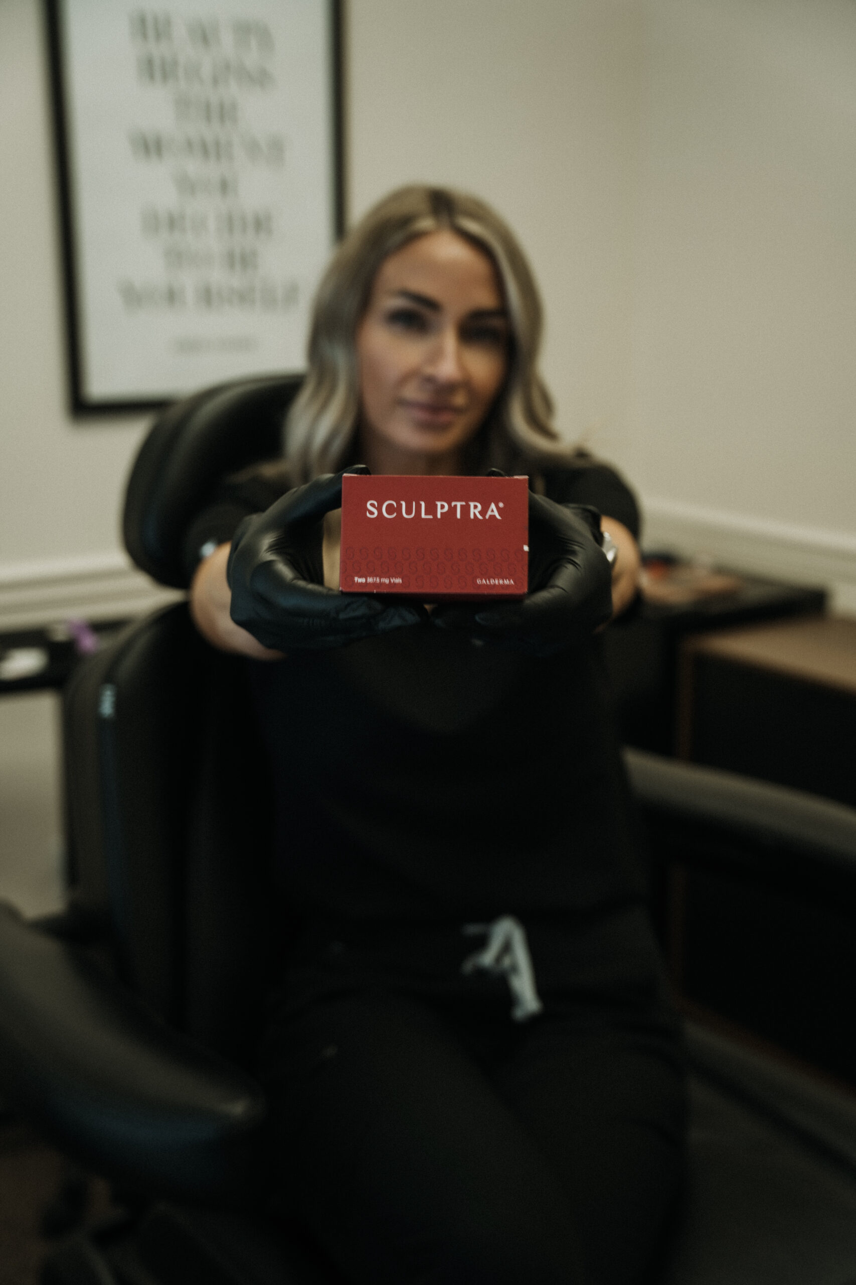 Revival provider presenting Sculptra treatment
